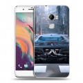 Дизайнерский пластиковый чехол для HTC One X10 Ferrari