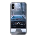 Дизайнерский силиконовый чехол для Iphone x10 Ferrari