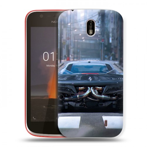 Дизайнерский пластиковый чехол для Nokia 1 Ferrari