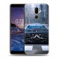 Дизайнерский пластиковый чехол для Nokia 7 Plus Ferrari