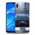 Дизайнерский пластиковый чехол для Huawei Y6 (2019) Ferrari