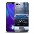 Дизайнерский силиконовый с усиленными углами чехол для OPPO A1k Ferrari