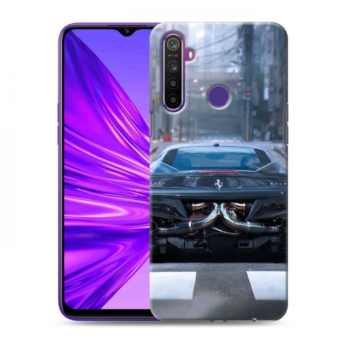 Дизайнерский силиконовый чехол для Realme 5 Ferrari