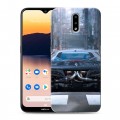 Дизайнерский пластиковый чехол для Nokia 2.3 Ferrari