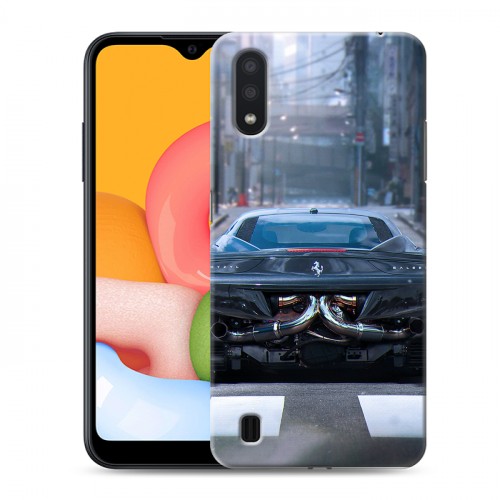 Дизайнерский силиконовый чехол для Samsung Galaxy M01 Ferrari