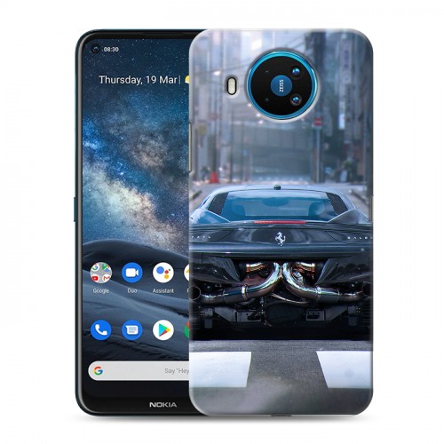 Дизайнерский силиконовый чехол для Nokia 8.3 Ferrari