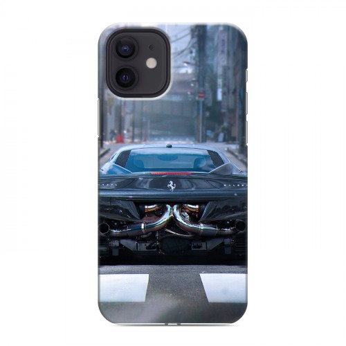 Дизайнерский силиконовый чехол для Iphone 12 Ferrari