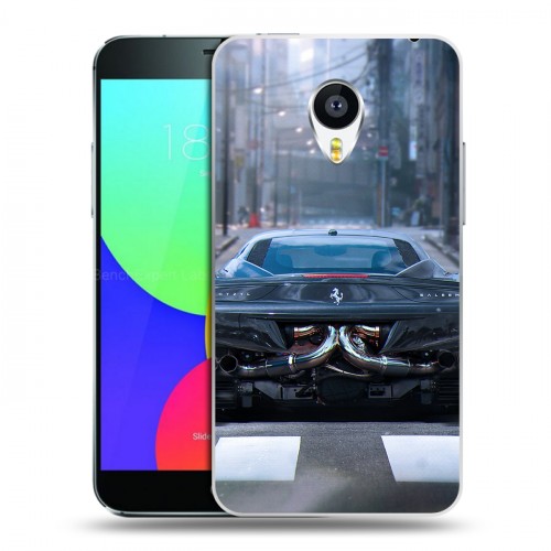 Дизайнерский пластиковый чехол для Meizu MX4 Ferrari