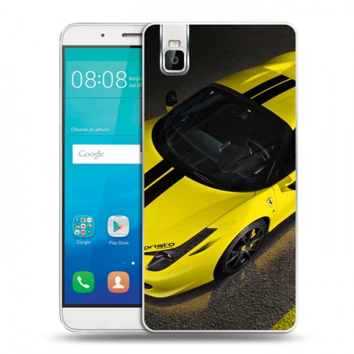 Дизайнерский пластиковый чехол для Huawei ShotX Ferrari