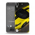 Дизайнерский пластиковый чехол для HTC Desire 530 Ferrari