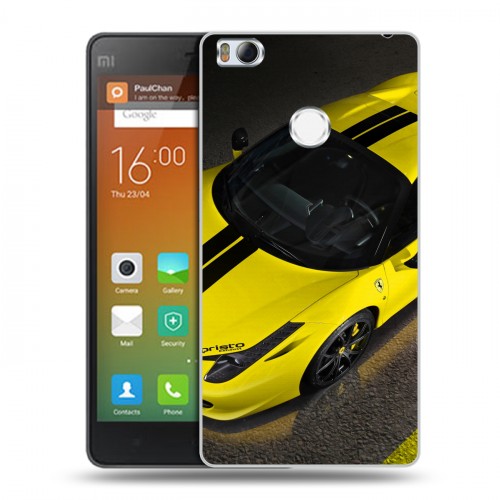 Дизайнерский пластиковый чехол для Xiaomi Mi4S Ferrari