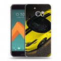 Дизайнерский пластиковый чехол для HTC 10 Ferrari