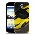 Дизайнерский пластиковый чехол для ZTE Blade A510 Ferrari