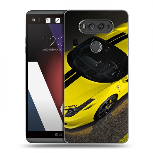 Дизайнерский пластиковый чехол для LG V20 Ferrari