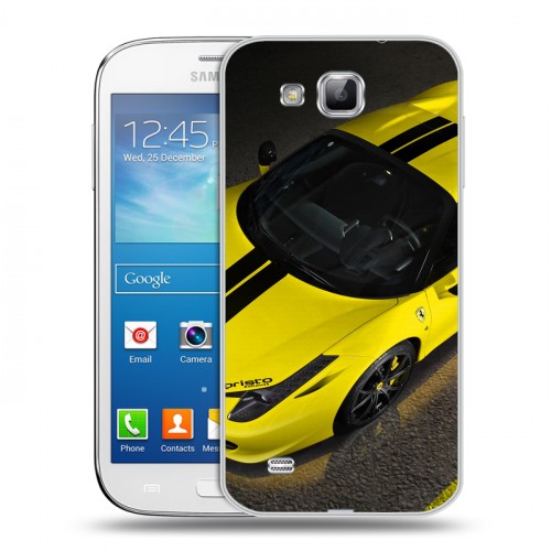 Дизайнерский пластиковый чехол для Samsung Galaxy Premier Ferrari