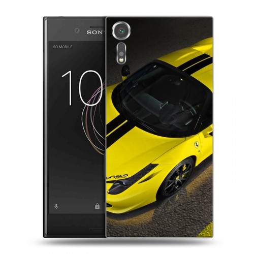 Дизайнерский пластиковый чехол для Sony Xperia XZs Ferrari