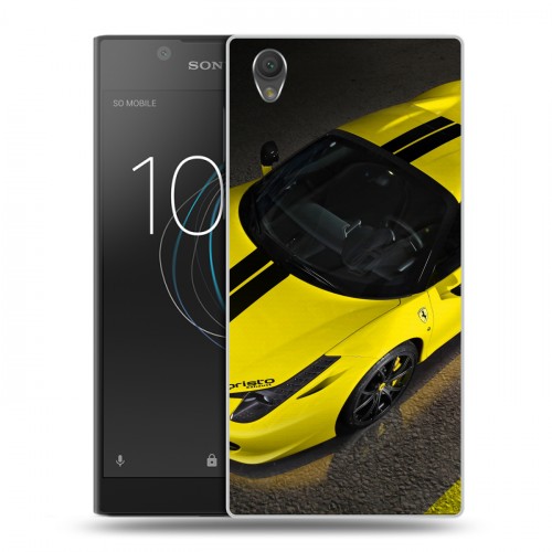 Дизайнерский пластиковый чехол для Sony Xperia L1 Ferrari