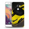 Дизайнерский пластиковый чехол для HTC One X10 Ferrari