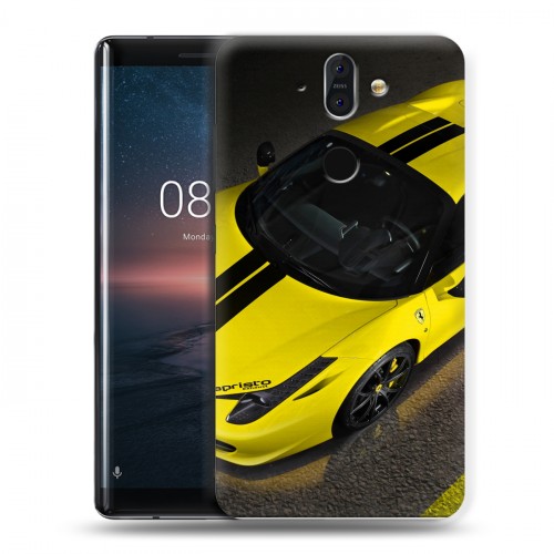 Дизайнерский пластиковый чехол для Nokia 8 Sirocco Ferrari