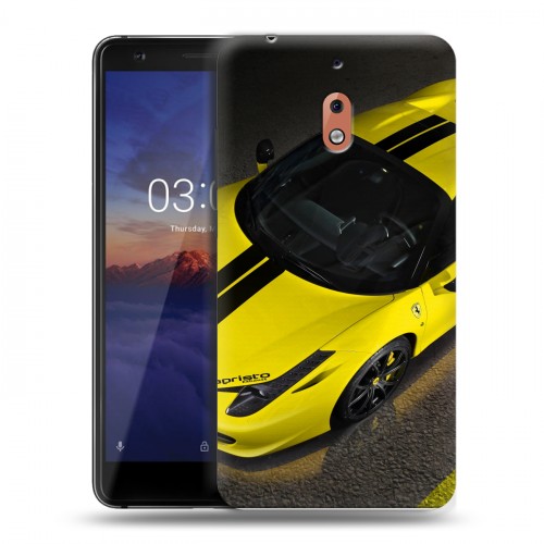 Дизайнерский силиконовый чехол для Nokia 2.1 Ferrari