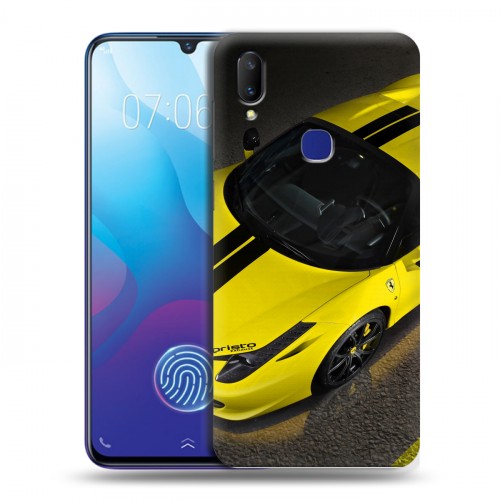 Дизайнерский пластиковый чехол для Vivo V11i Ferrari