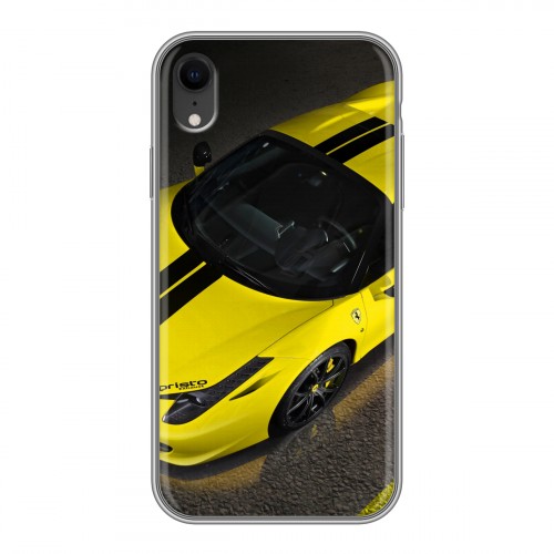 Дизайнерский силиконовый чехол для Iphone Xr Ferrari