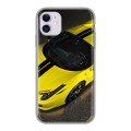 Дизайнерский силиконовый чехол для Iphone 11 Ferrari