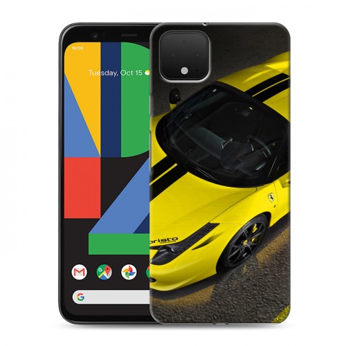 Дизайнерский пластиковый чехол для Google Pixel 4 Ferrari