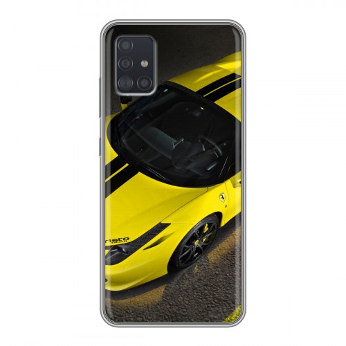 Дизайнерский силиконовый чехол для Samsung Galaxy A51 Ferrari