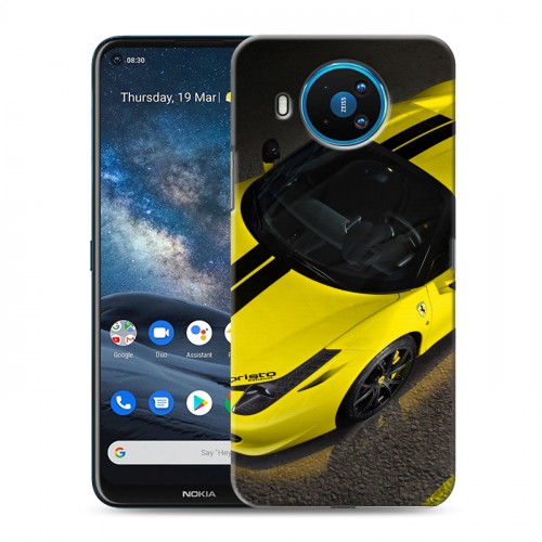 Дизайнерский силиконовый чехол для Nokia 8.3 Ferrari