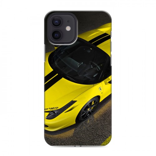 Дизайнерский силиконовый чехол для Iphone 12 Ferrari