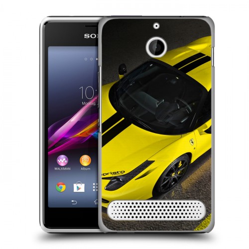 Дизайнерский силиконовый чехол для Sony Xperia E1 Ferrari