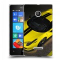 Дизайнерский пластиковый чехол для Microsoft Lumia 435 Ferrari