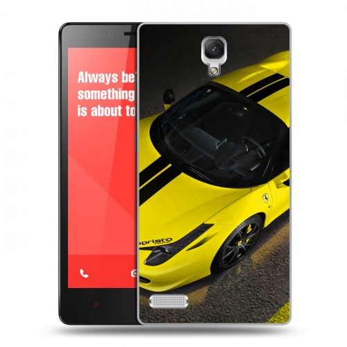 Дизайнерский силиконовый чехол для Xiaomi RedMi Note Ferrari