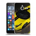 Дизайнерский пластиковый чехол для Microsoft Lumia 640 XL Ferrari