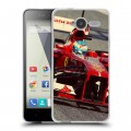 Дизайнерский пластиковый чехол для ZTE Blade L3 Ferrari