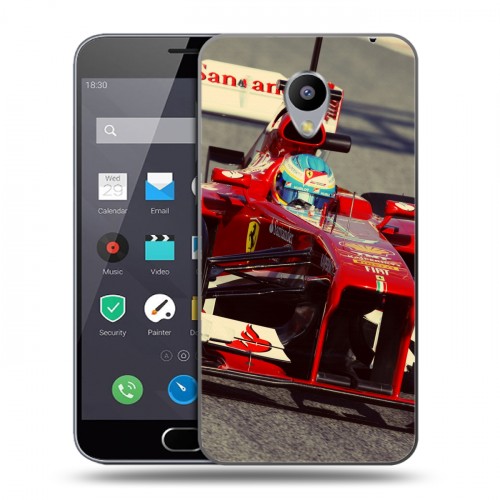 Дизайнерский пластиковый чехол для Meizu M2 Note Ferrari