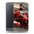 Дизайнерский силиконовый чехол для ZTE Blade L5 Ferrari