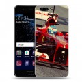 Дизайнерский пластиковый чехол для Huawei P10 Ferrari