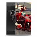 Дизайнерский пластиковый чехол для Sony Xperia XZs Ferrari