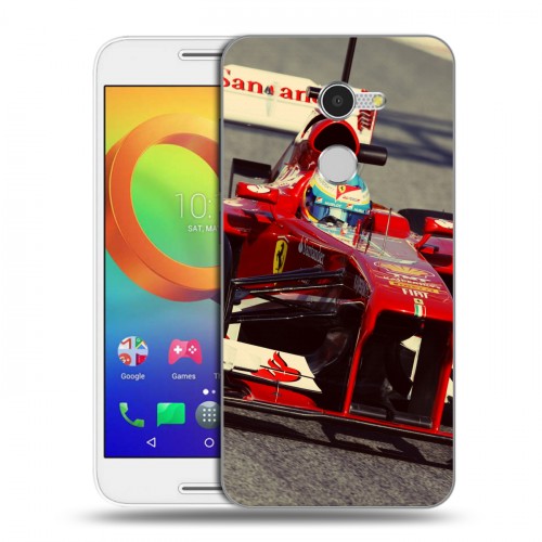 Дизайнерский силиконовый чехол для Alcatel A3 Ferrari