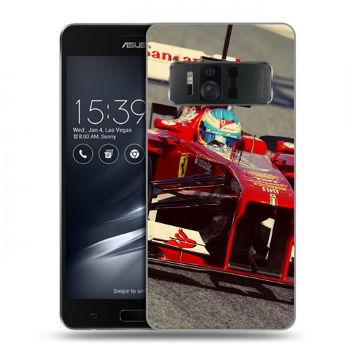 Дизайнерский силиконовый чехол для ASUS ZenFone AR Ferrari