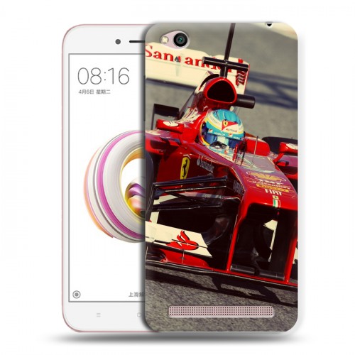 Дизайнерский пластиковый чехол для Xiaomi RedMi 5A Ferrari