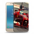 Дизайнерский пластиковый чехол для Samsung Galaxy J2 (2018) Ferrari