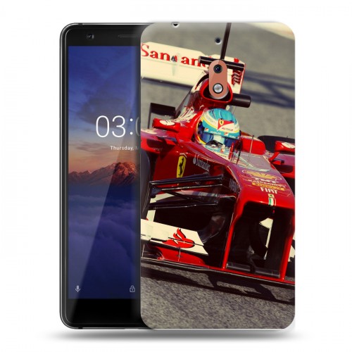 Дизайнерский силиконовый чехол для Nokia 2.1 Ferrari