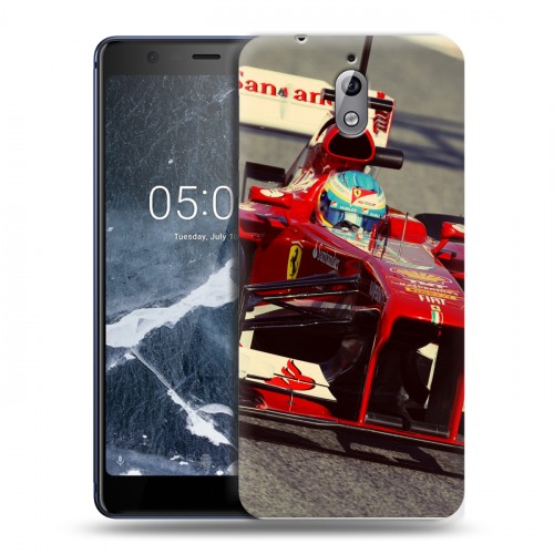 Дизайнерский пластиковый чехол для Nokia 3.1 Ferrari