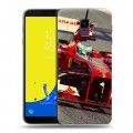 Дизайнерский пластиковый чехол для Samsung Galaxy J6 Ferrari