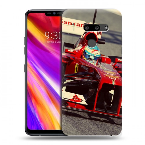 Дизайнерский пластиковый чехол для LG G8 ThinQ Ferrari