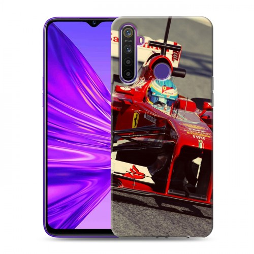 Дизайнерский силиконовый чехол для Realme 5 Ferrari