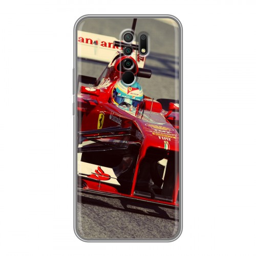 Дизайнерский пластиковый чехол для Xiaomi RedMi 9 Ferrari